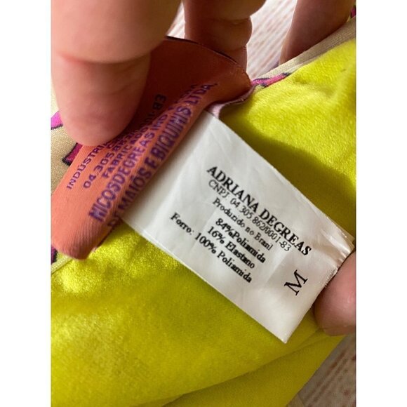 Adriana Degreas Multi Color One Piece SwimSuit - Medium - Picture 11 of 12